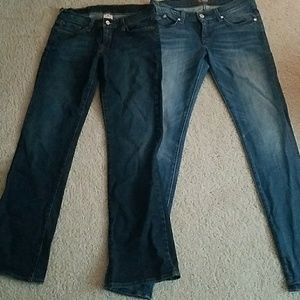 2 piece jeans Lucky Brand and Rock & Republic